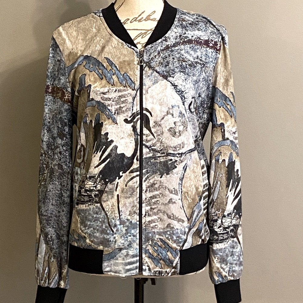 Simply Art Dolcezza Jacket Full Zip Multicolor S Bomber Painted By Carol Leigh